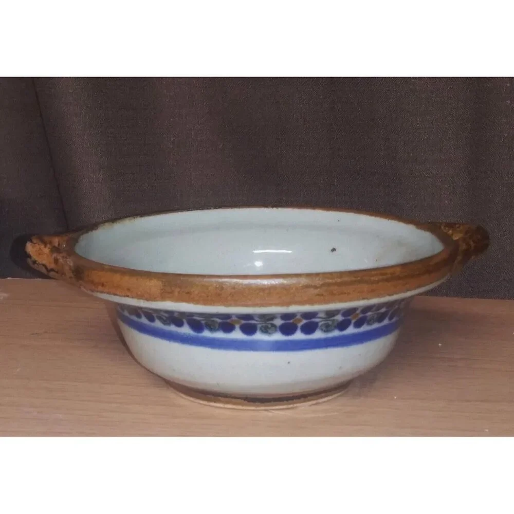 Teresa Duran Xochiquetzal Pottery Bowl Mexico Small Snack Salsa Dessert Berry EC